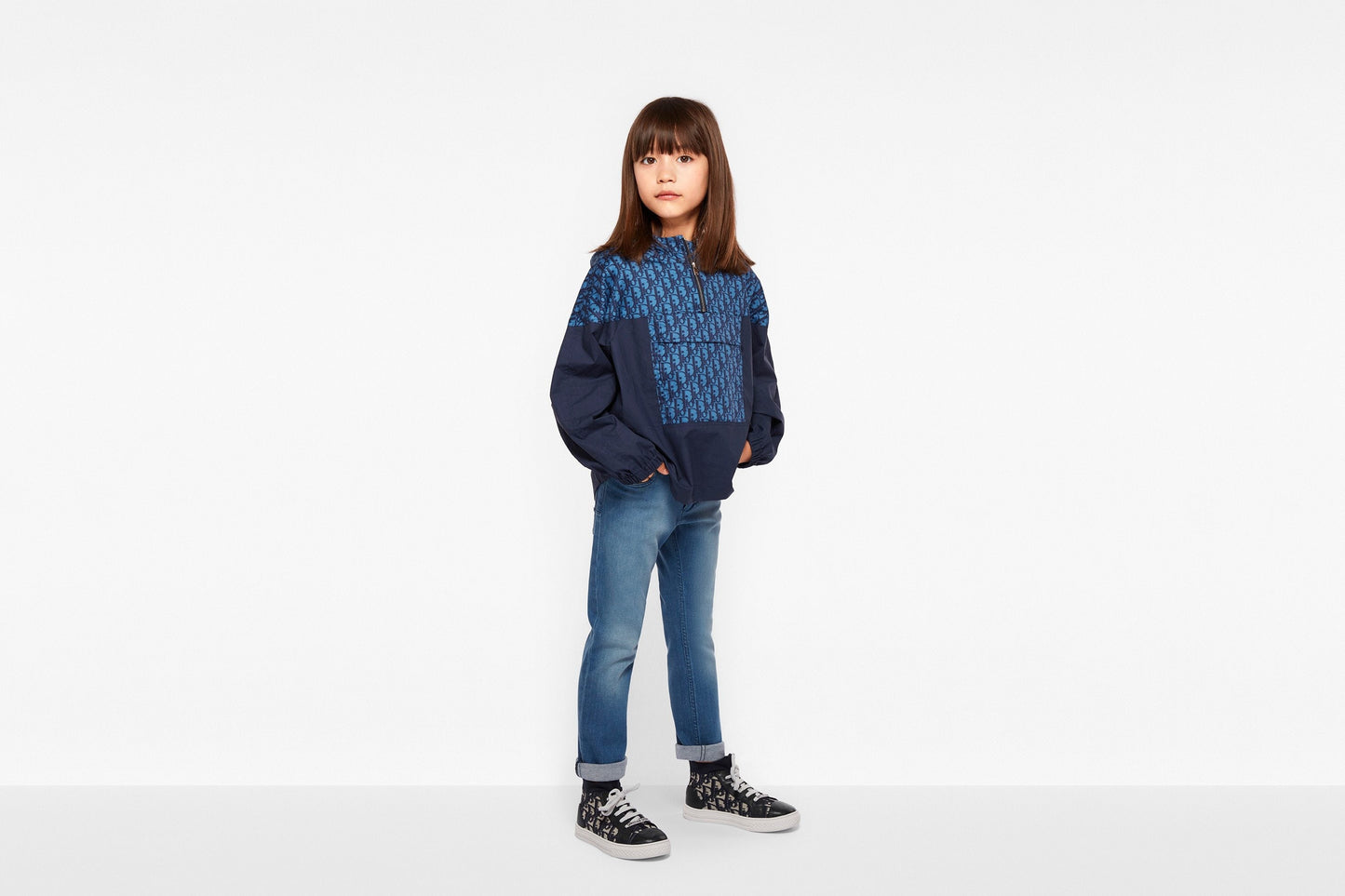 Hooded Anorak • Blue Dior Oblique Water-Repellent Canvas