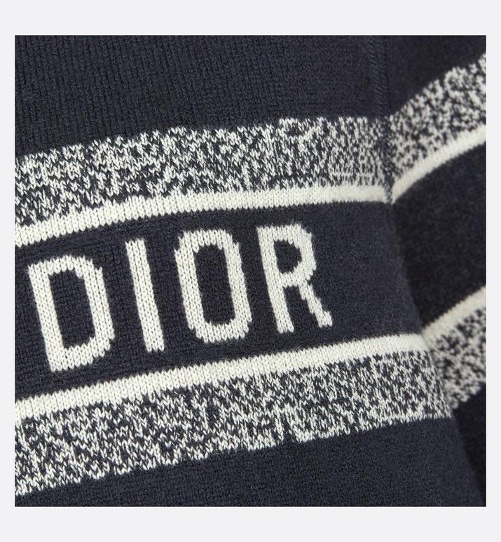 Reversible Sweater • Blue Dior Oblique Cashmere