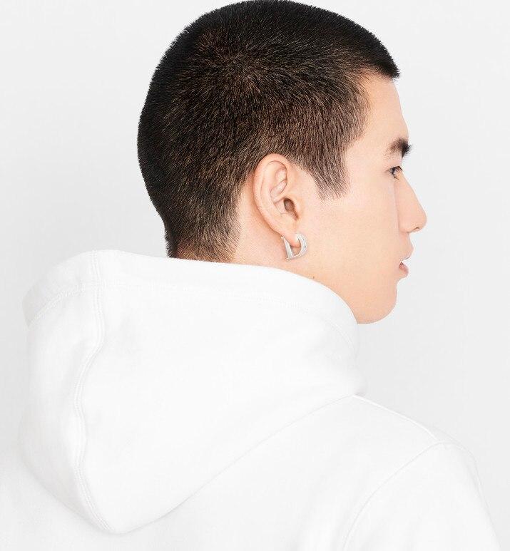 Oversized Christian Dior Atelier Hooded Sweatshirt • Black Cotton Fleece