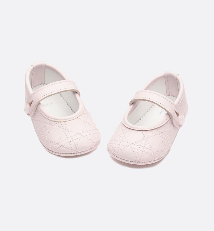 Slipper • Pale Pink Cannage Lambskin