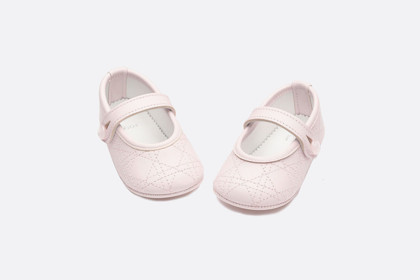 Slipper • Pale Pink Cannage Lambskin