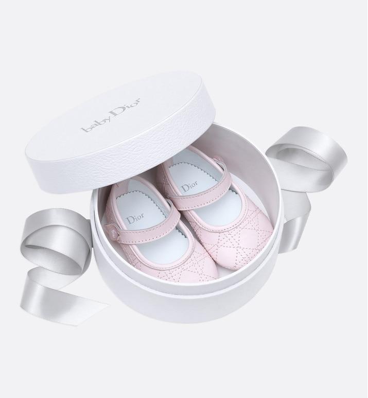 Slipper • Pale Pink Cannage Lambskin