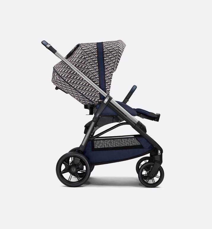Stroller • Blue and Beige Water-Repellent Canvas with Dior Oblique Print