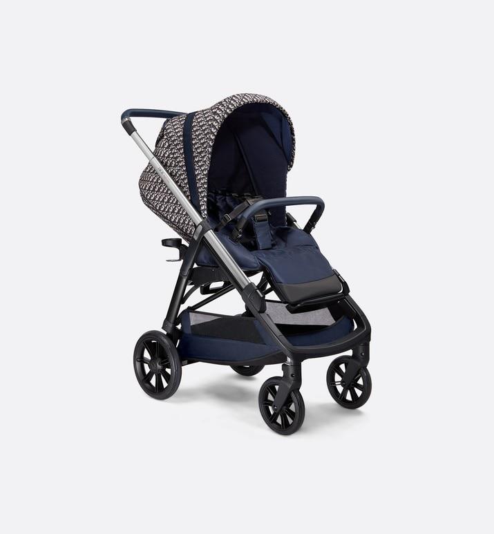 Stroller • Blue and Beige Water-Repellent Canvas with Dior Oblique Print