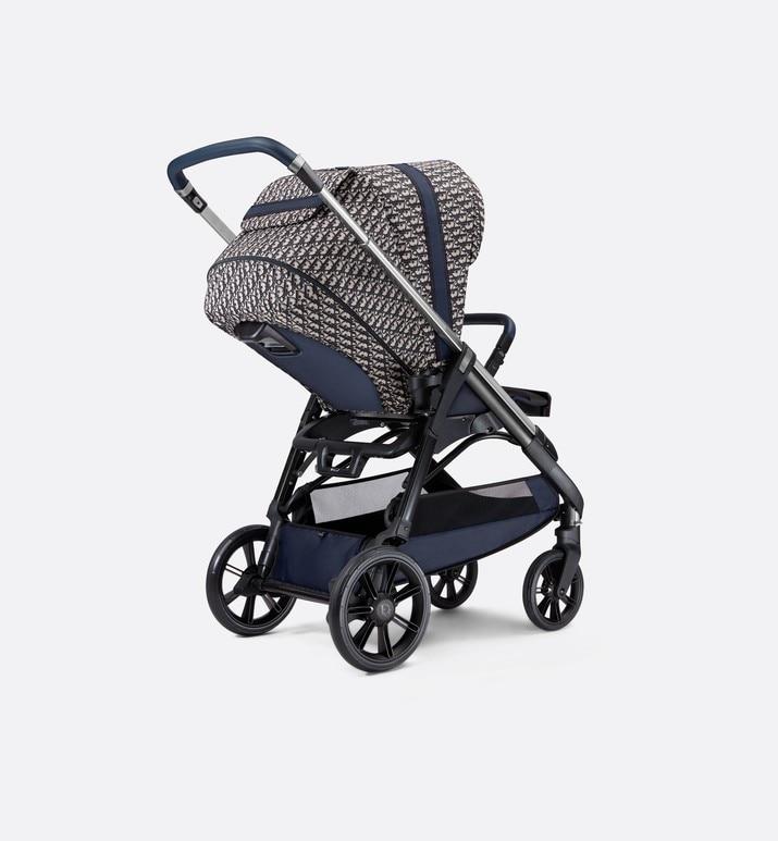 Stroller • Blue and Beige Water-Repellent Canvas with Dior Oblique Print