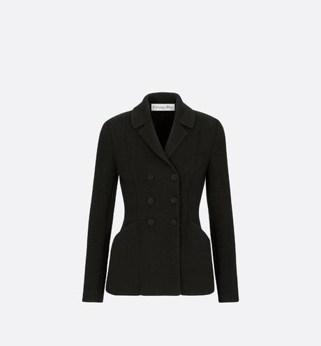 Knited Bar Jacket • Black Wool