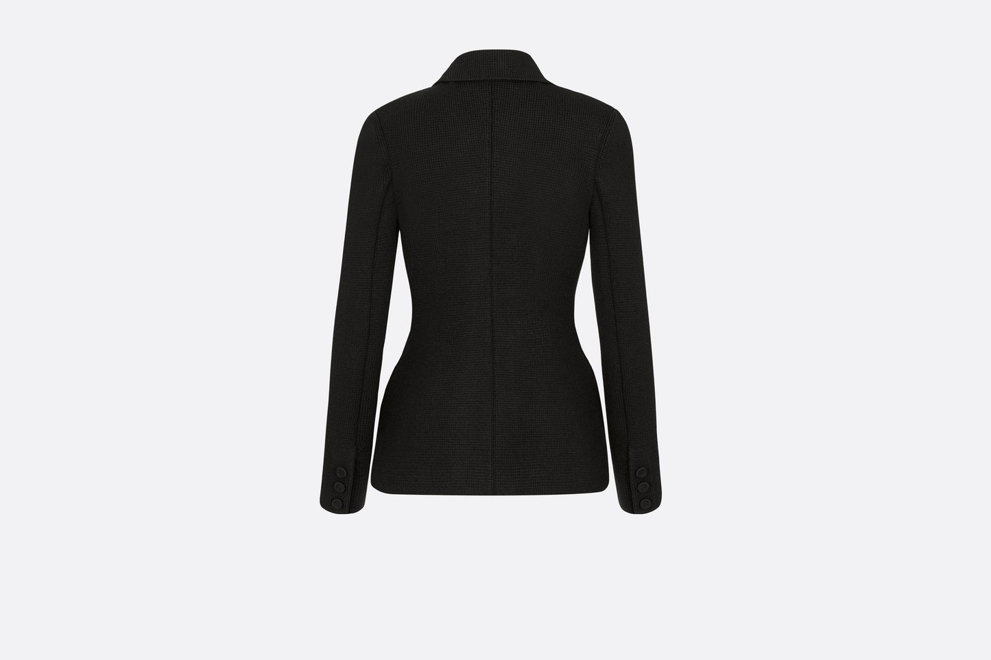 Knited Bar Jacket • Black Wool