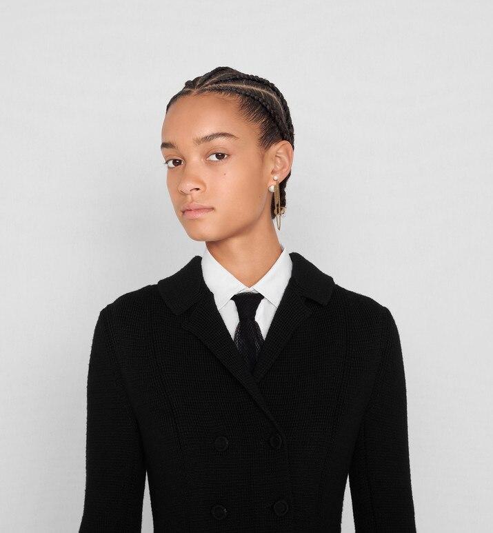 Knited Bar Jacket • Black Wool