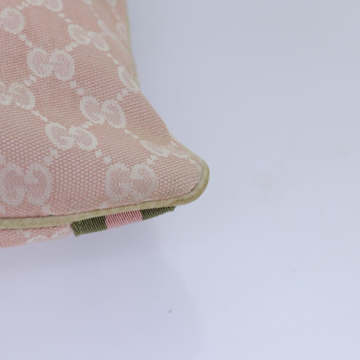 Gucci Gg Canvas Pink Canvas Shoulder Bag ()