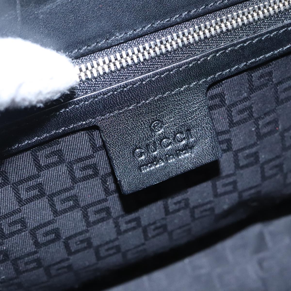 Gucci Interlocking Black Leather Handbag ()