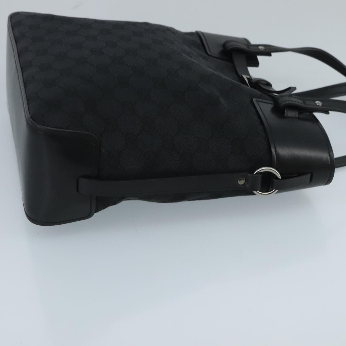 Gucci Black Canvas Tote Bag ()