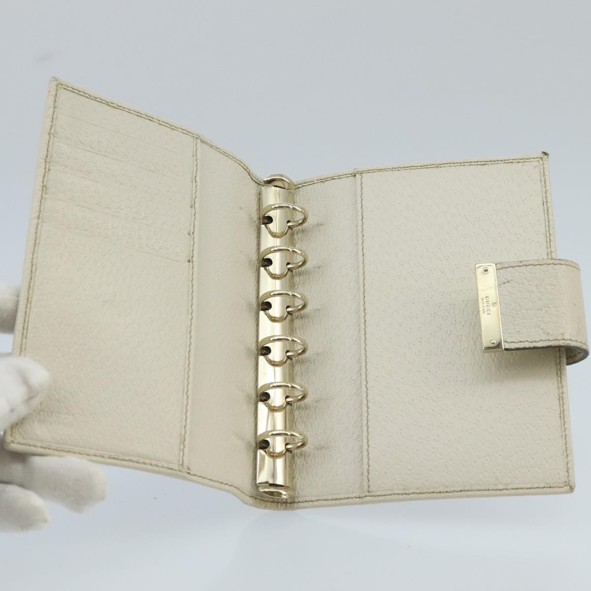Gucci Couverture Agenda Beige Canvas Wallet  ()