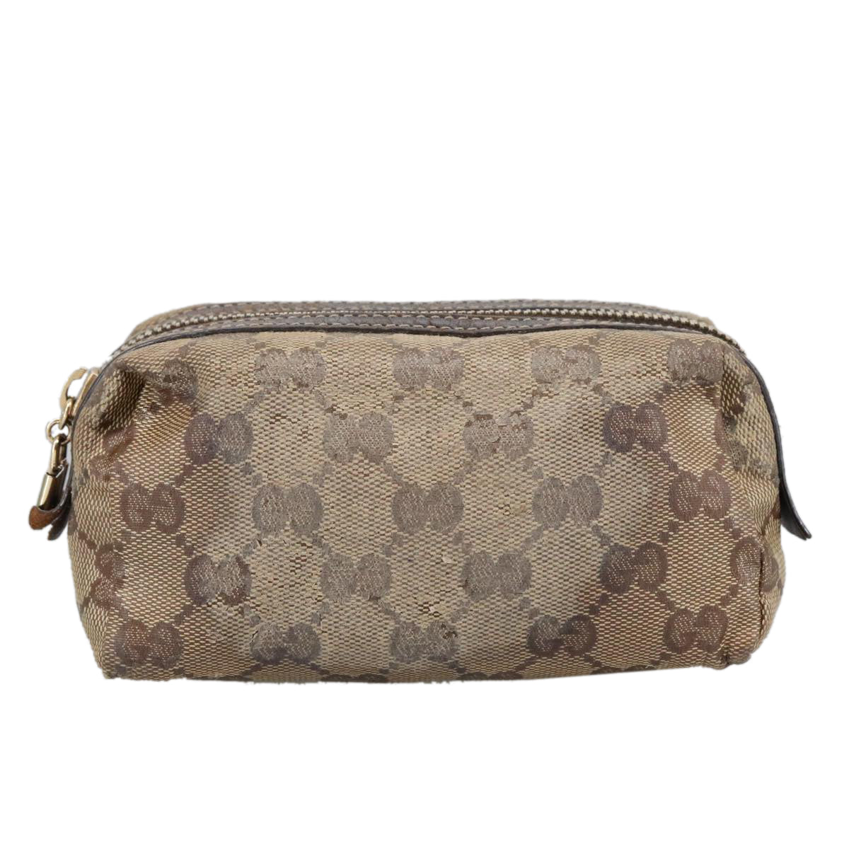 Gucci Gg Crystal Beige Canvas Clutch Bag ()