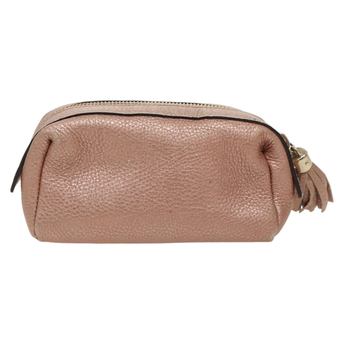 Gucci Soho Gold Leather Clutch Bag ()