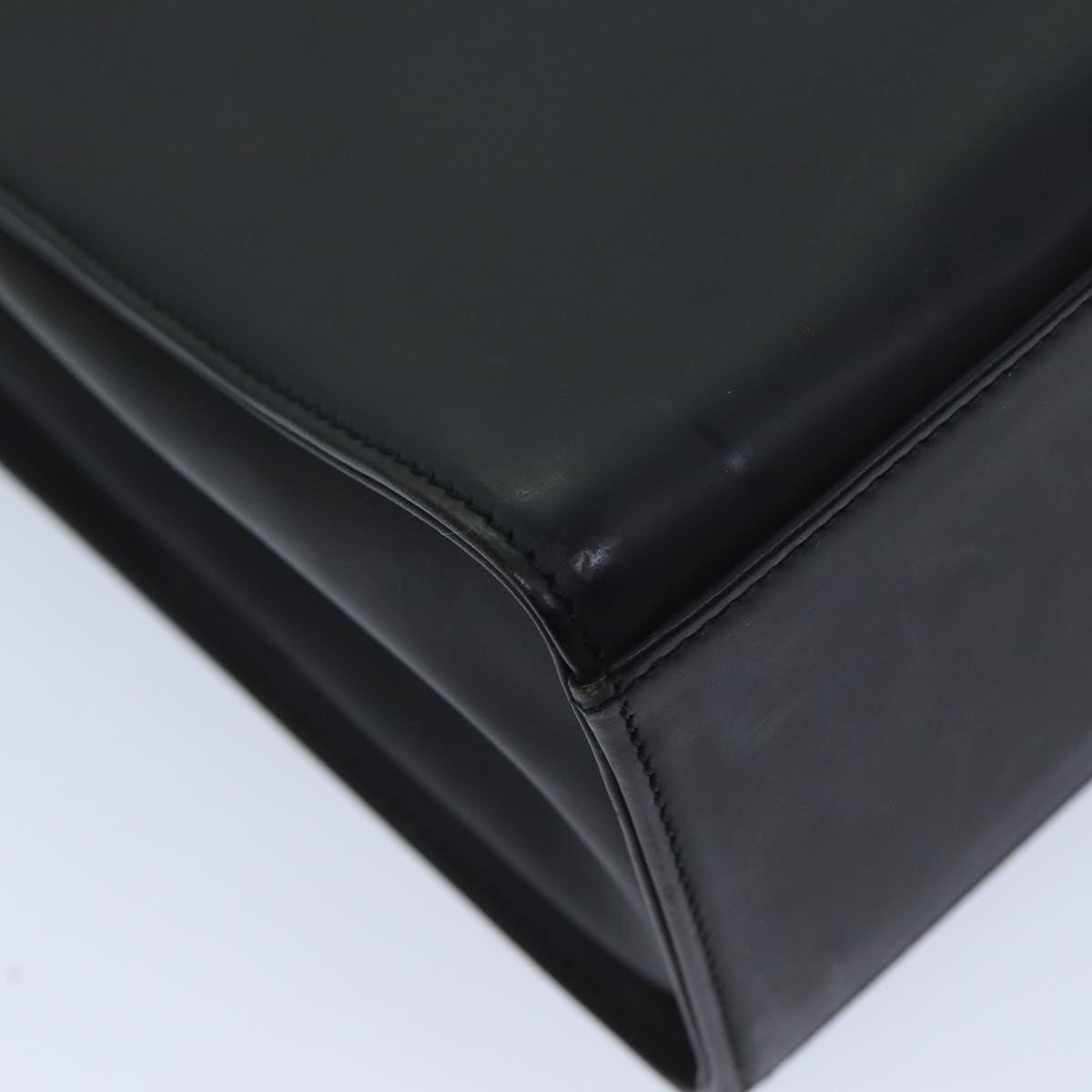 Gucci Bamboo Black Leather Handbag ()