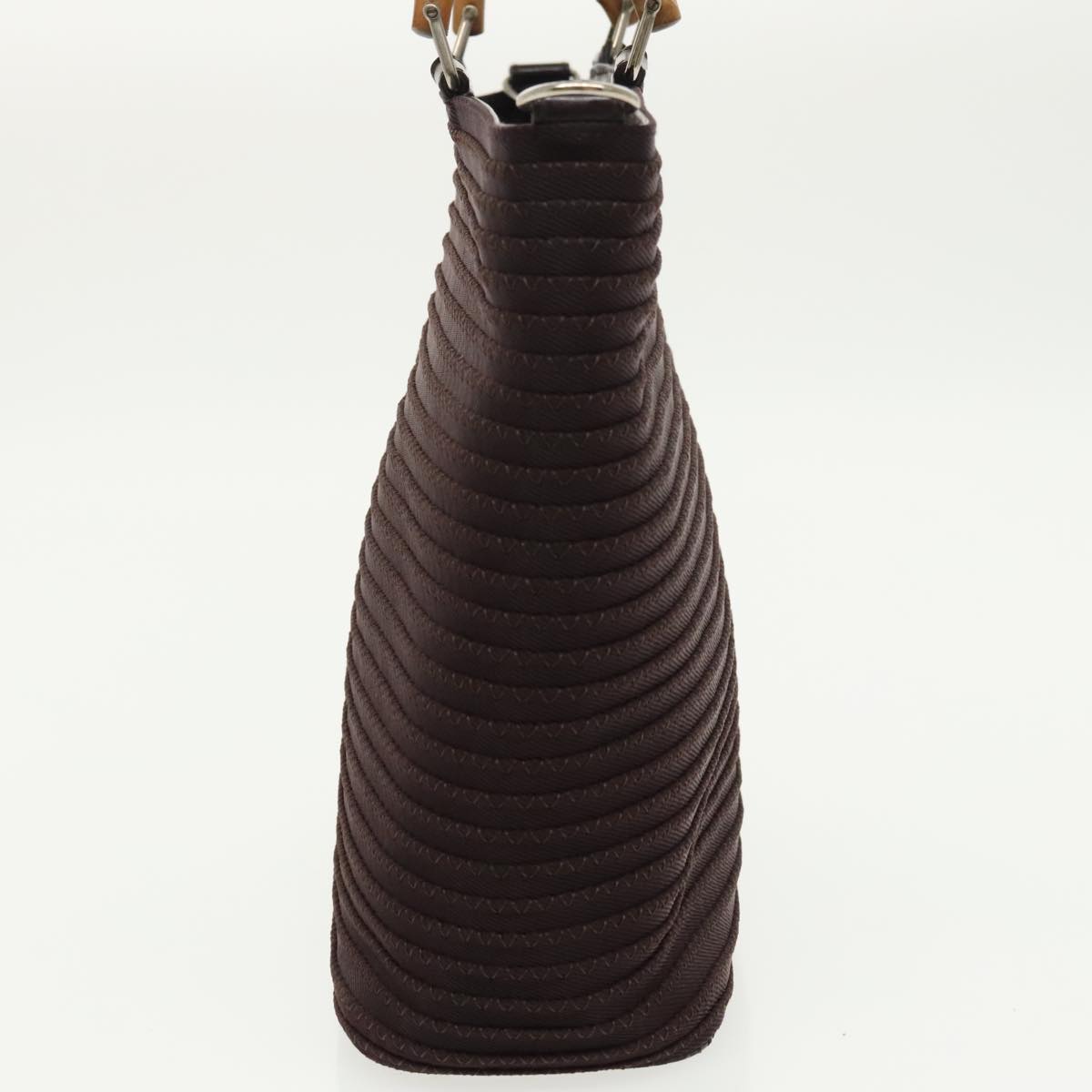 Gucci Bamboo Burgundy Synthetic Handbag ()