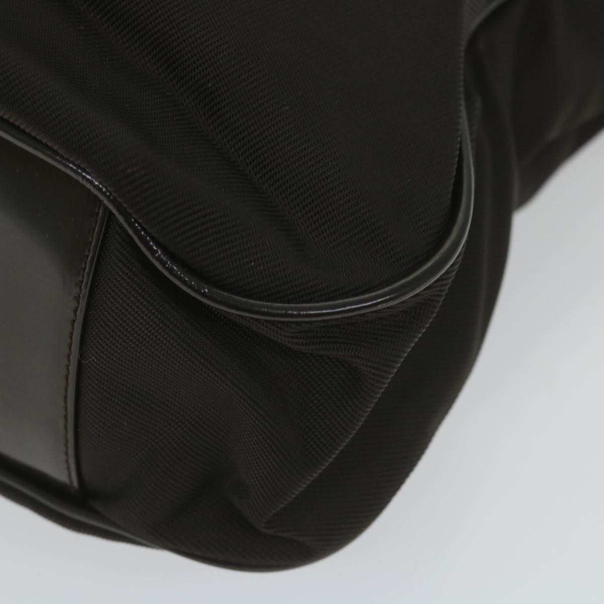 Gucci Bamboo Brown Canvas Shoulder Bag ()