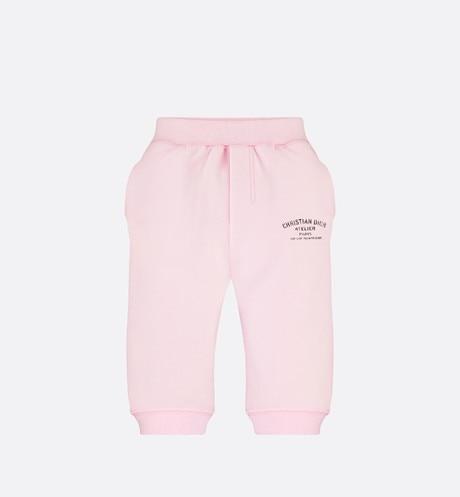 'Christian Dior Atelier' Track Pants • Pale Pink Cotton Fleece