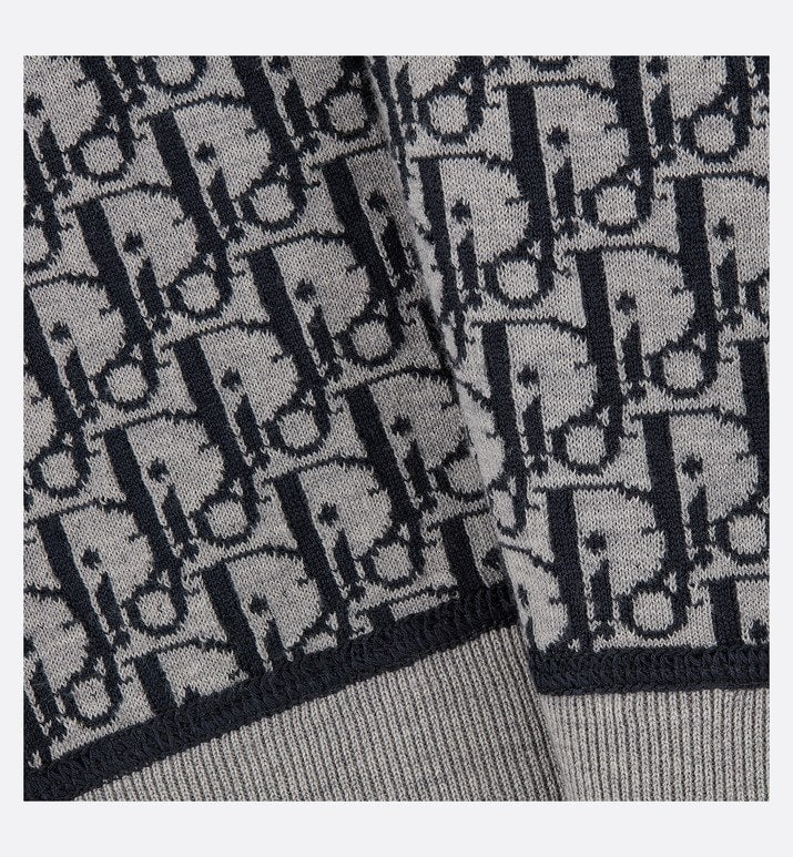 Hooded Sweatshirt • Navy Blue Cotton Knit and Cashmere