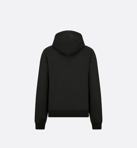 'CD Icon' Hooded Sweatshirt • Black Cotton Fleece
