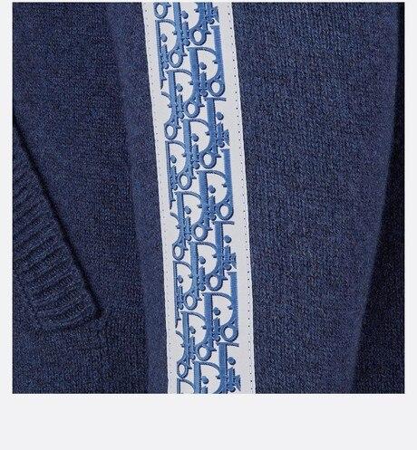 Hooded Sweatshirt • Navy Blue Wool, Silk and Cashmere Tricot Knit