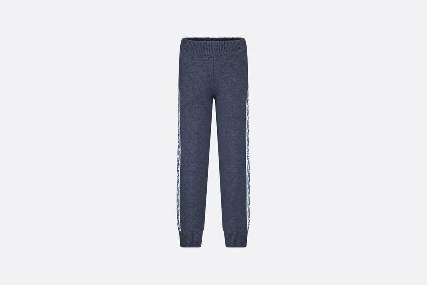 Track Pants • Navy Blue Wool, Silk and Cashmere Tricot Knit