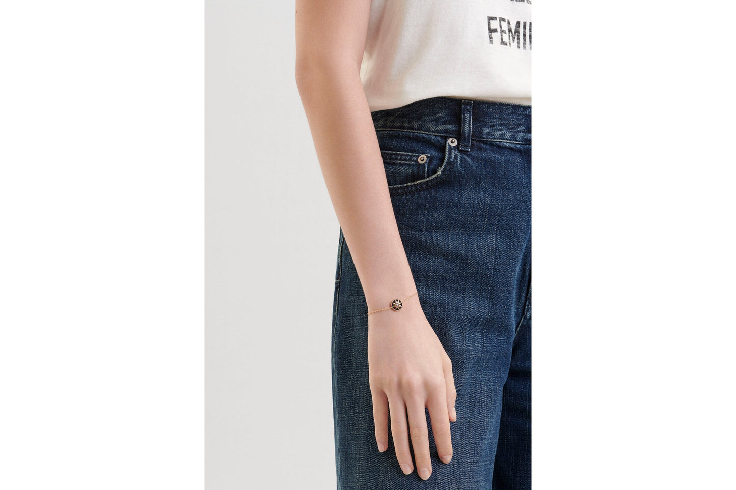 Rose Des Vents Bracelet • Rose Gold, Diamond and Onyx