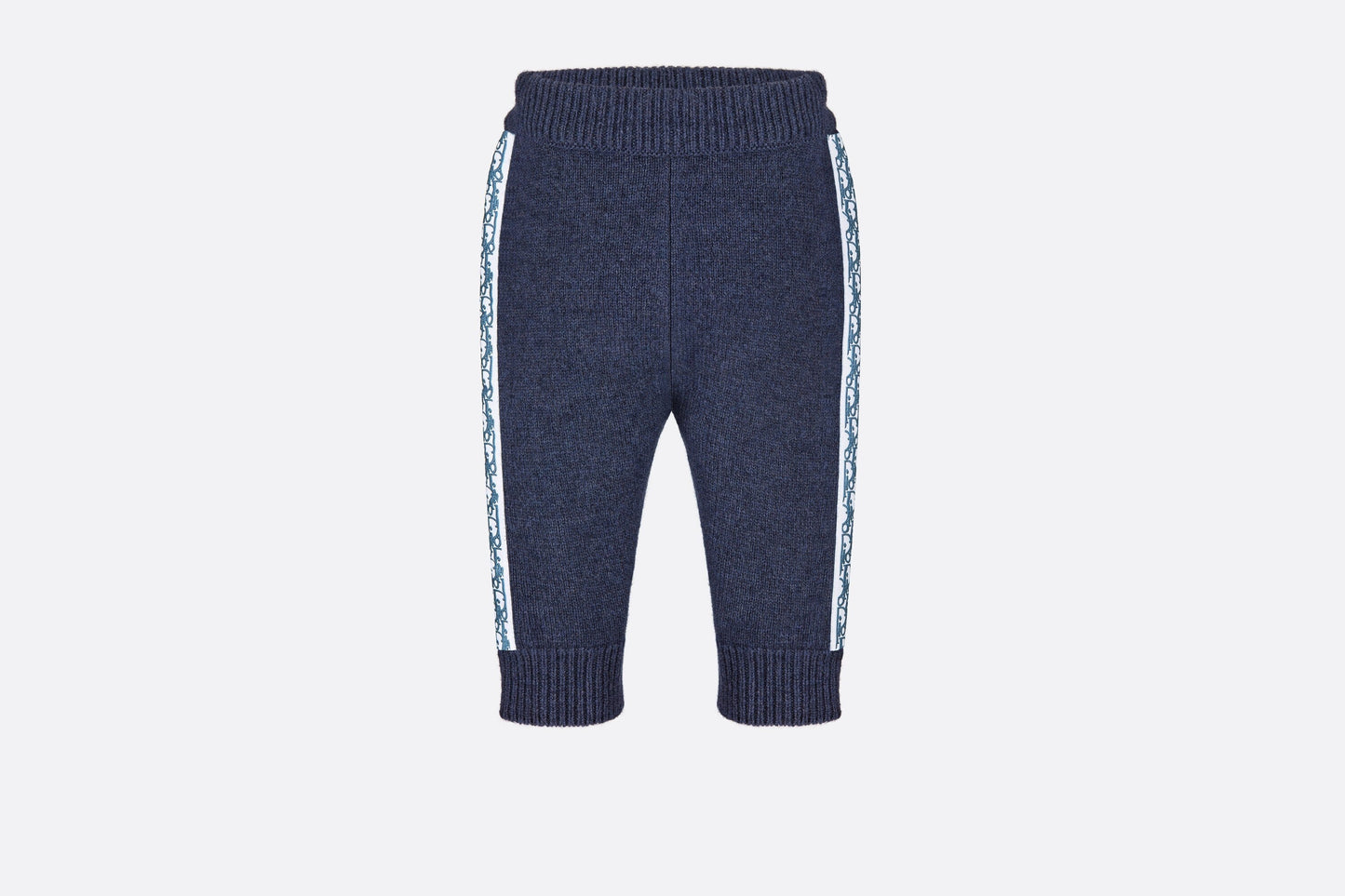 Track Pants • Navy Blue Wool, Silk and Cashmere Tricot Knit