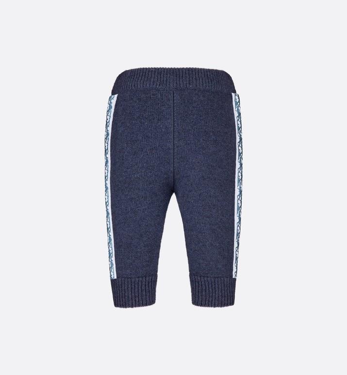 Track Pants • Navy Blue Wool, Silk and Cashmere Tricot Knit