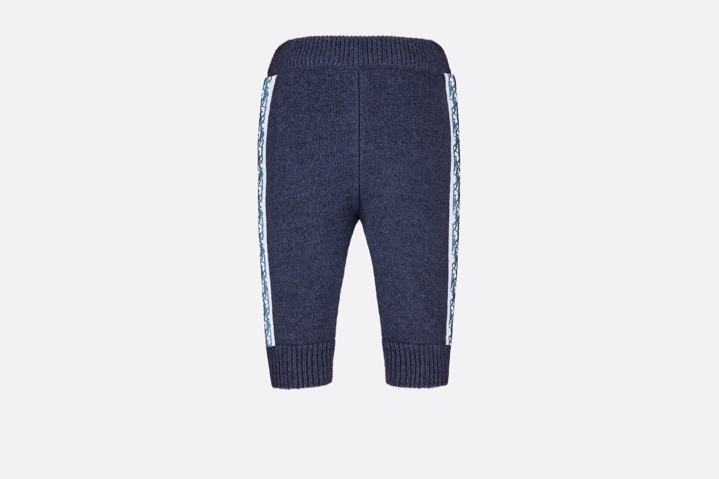 Track Pants • Navy Blue Wool, Silk and Cashmere Tricot Knit