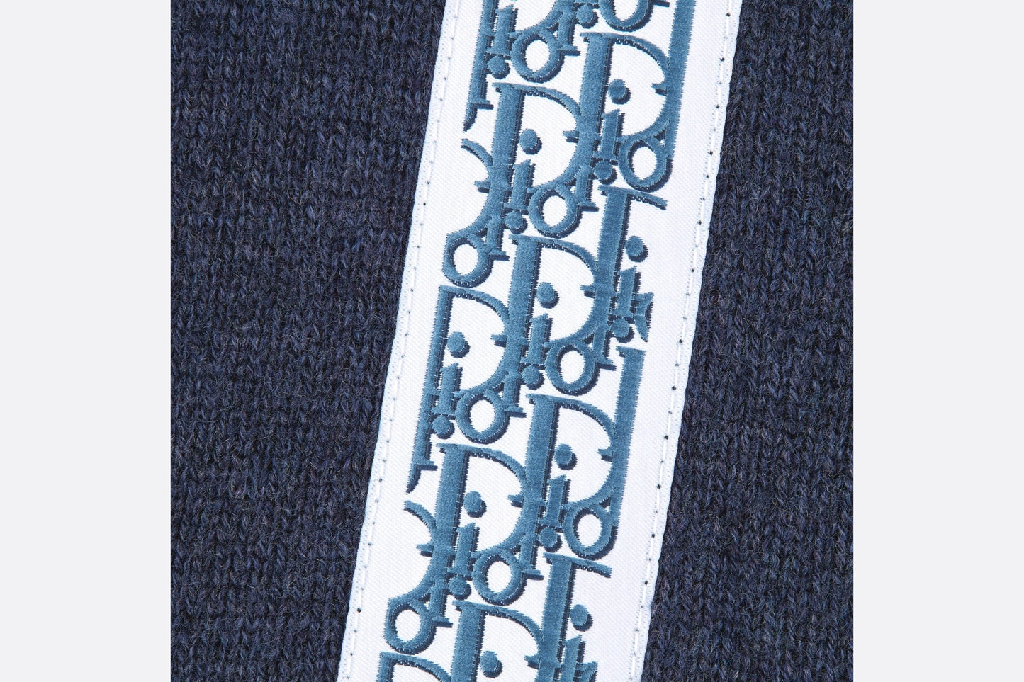 Track Pants • Navy Blue Wool, Silk and Cashmere Tricot Knit