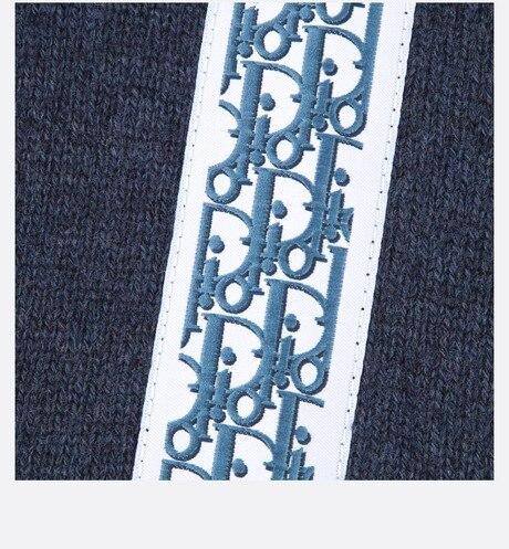 Track Pants • Navy Blue Wool, Silk and Cashmere Tricot Knit