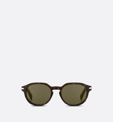 DiorBlackSuit R2I • Brown Tortoiseshell-Effect Pantos Sunglasses