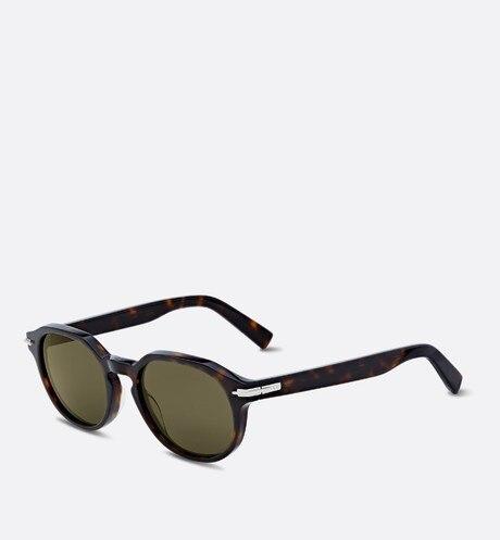 DiorBlackSuit R2I • Brown Tortoiseshell-Effect Pantos Sunglasses