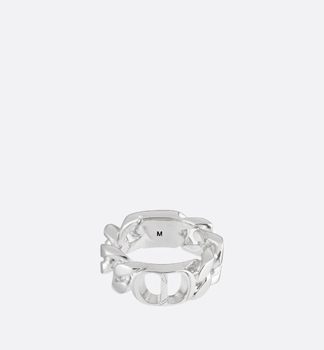 CD Icon Chain Link Ring • Silver