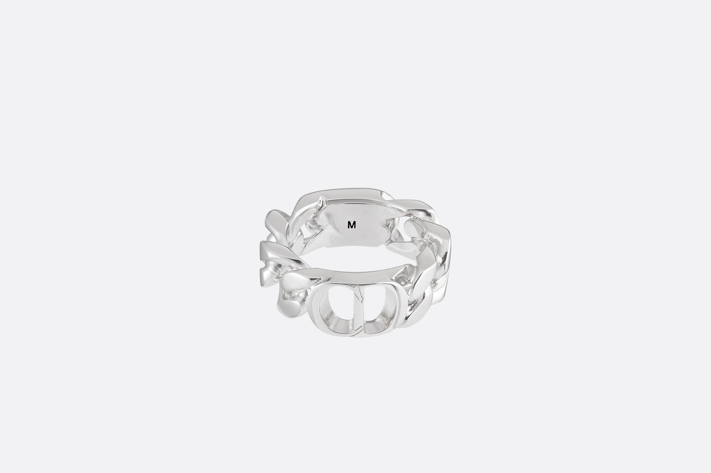 CD Icon Chain Link Ring • Silver