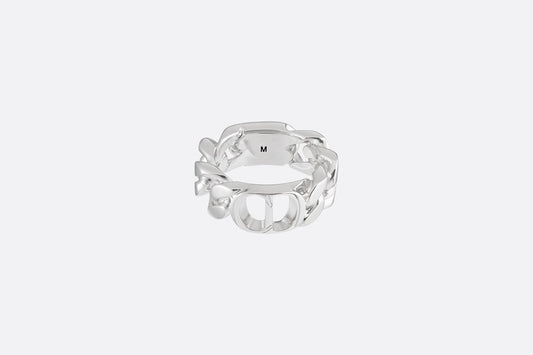 CD Icon Chain Link Ring • Silver