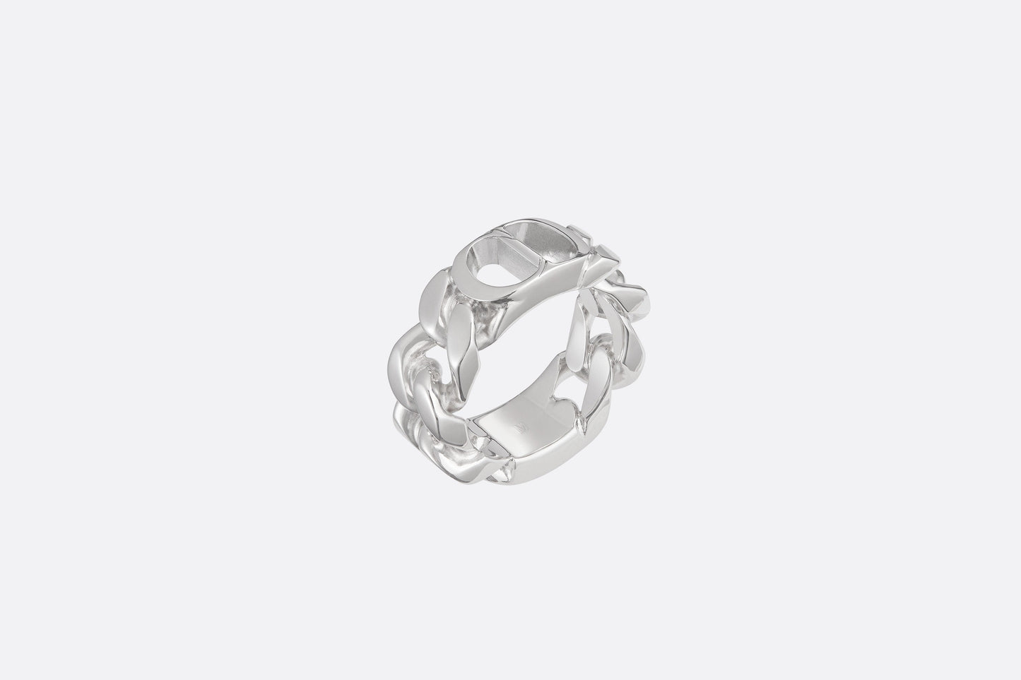 CD Icon Chain Link Ring • Silver