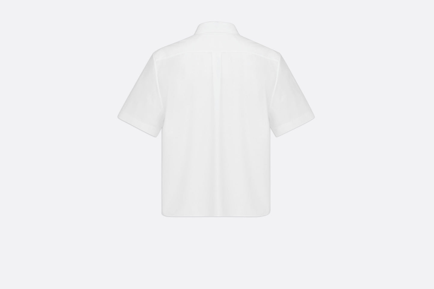 Short Buttoned Blouse • White Cotton Poplin