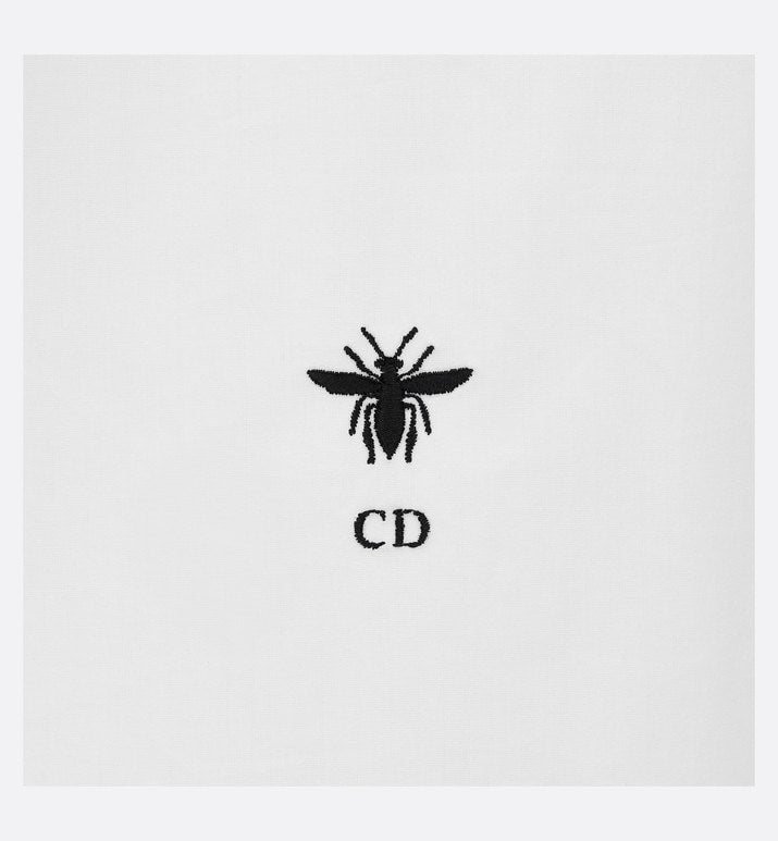 Short Buttoned Blouse • White Cotton Poplin