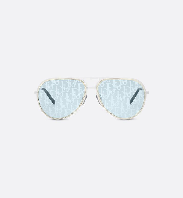 DiorEssential A2U • Blue Dior Oblique Variable-Tint Pilot Sunglasses