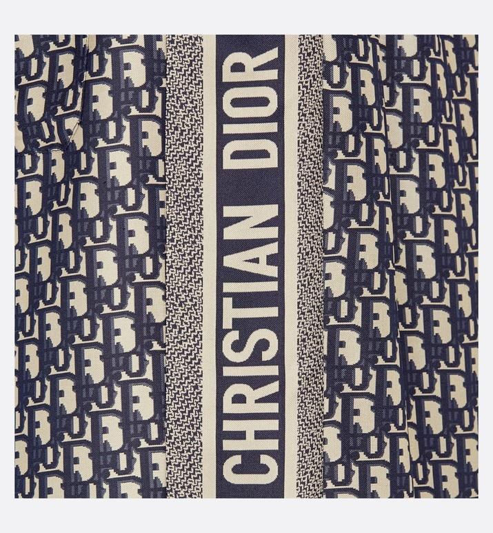 Dior Chez Moi Pants • Blue Dior Oblique Silk Twill