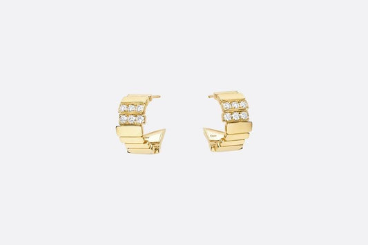 GEM DIOR Earrings • Yellow Gold and Diamonds