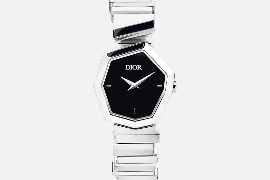 GEM DIOR 14.5 cm • Ø 27 mm (1”), Steel and Black Mother-of-Pearl