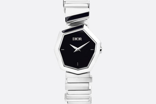 GEM DIOR 14.5 cm • Ø 27 mm (1”), Steel and Black Mother-of-Pearl