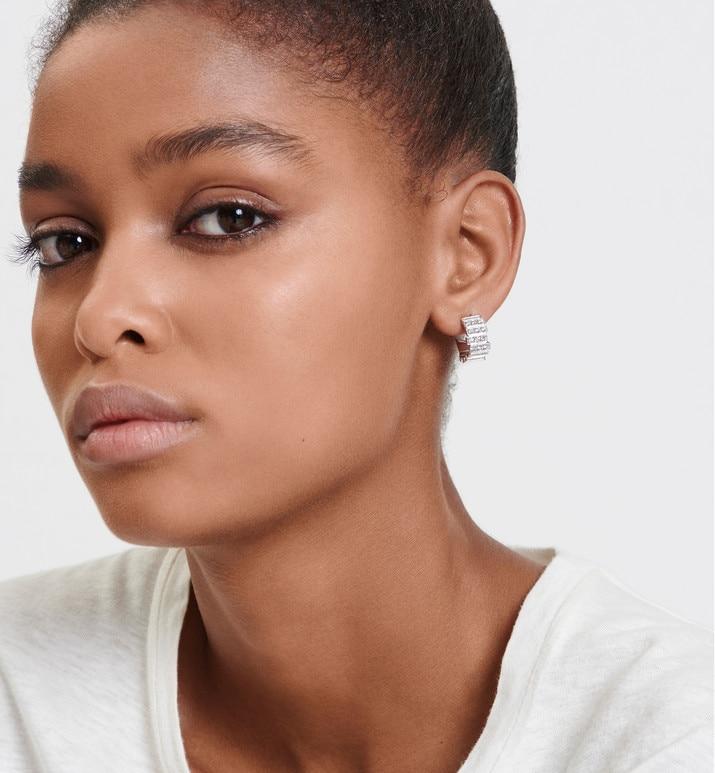 GEM DIOR Earrings • 18K White Gold and Diamonds