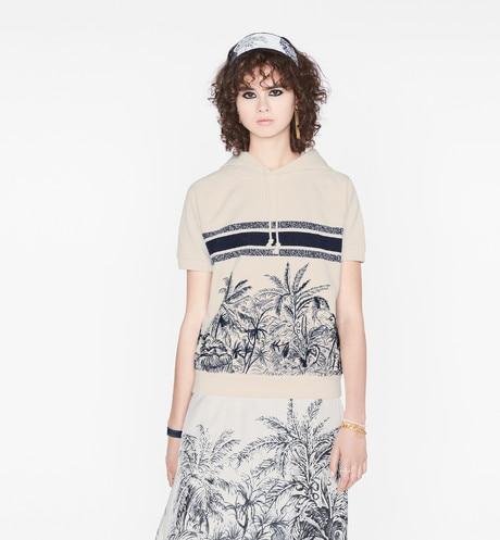 Petit CD Bracelet • Gold-Finish Metal with a White Resin Pearl