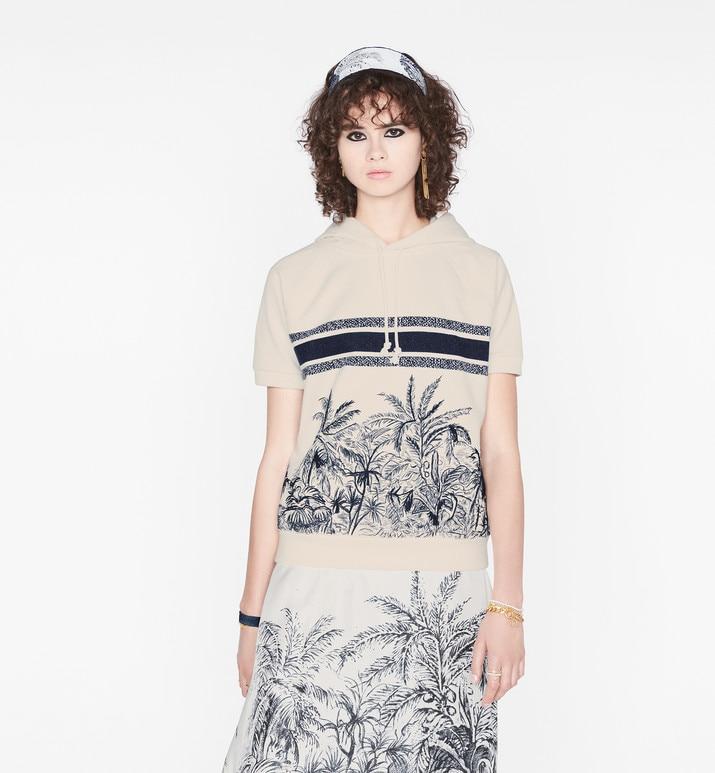 Petit CD Bracelet • Gold-Finish Metal with a White Resin Pearl