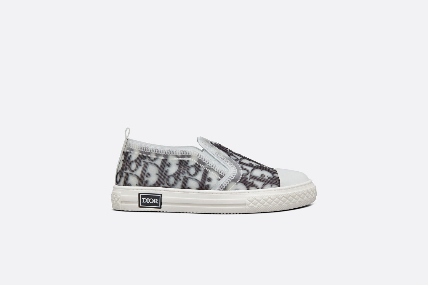 B23 Slip-On Sneaker • Black and White Dior Oblique Canvas