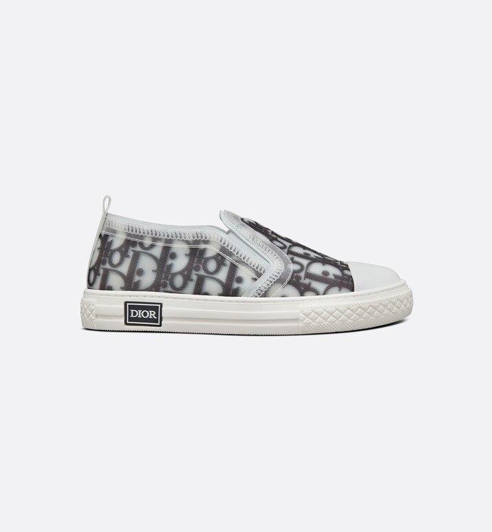 B23 Slip-On Sneaker • Black and White Dior Oblique Canvas
